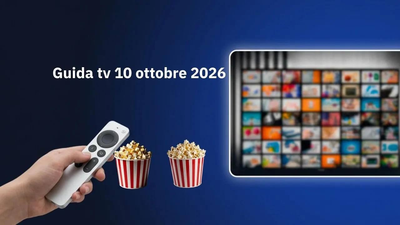 Guida tv 10 ottobre 2026, cosa vedere stasera: programmi in chiaro e su Sky