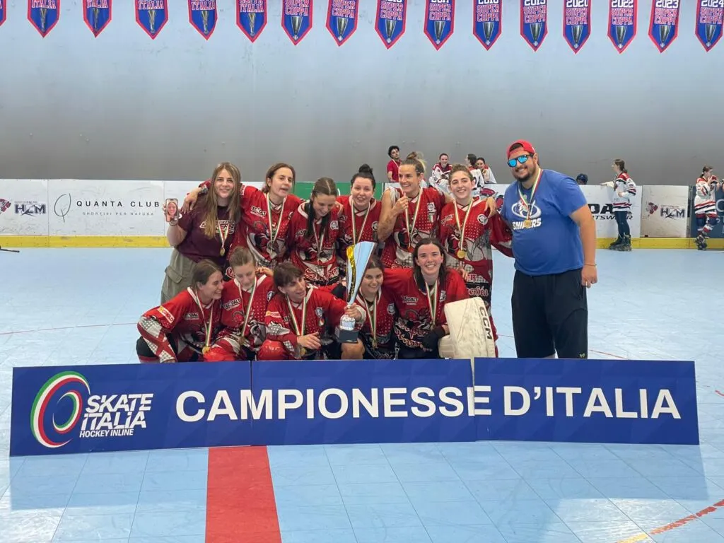 Hockey in line femminile, le Sniperine Crt si confermano campionesse d’Italia