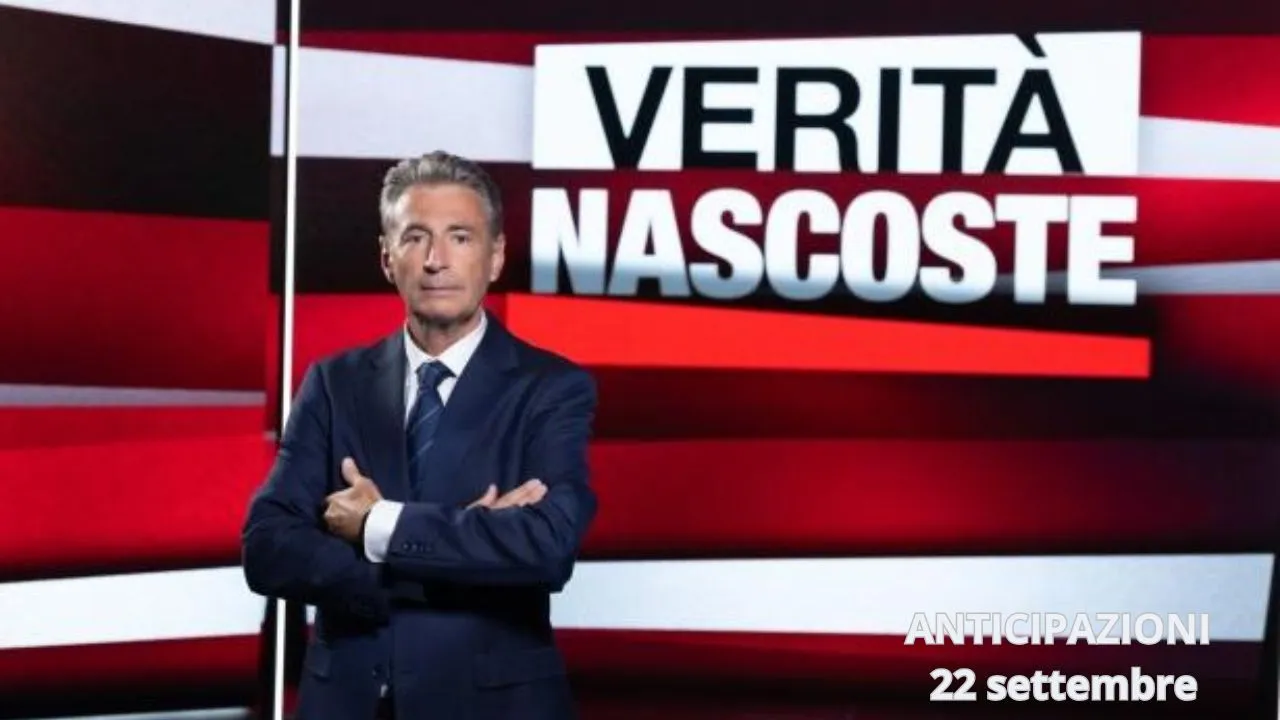 Verità nascoste, stasera su Rete 4 il nuovo talk con Milo Infante: le anticipazioni di oggi 22 settembre