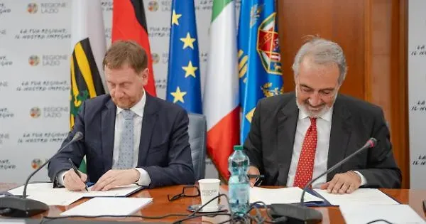 Lazio-Sassonia, nuova intesa per rafforzare cooperazione, economia e ricerca