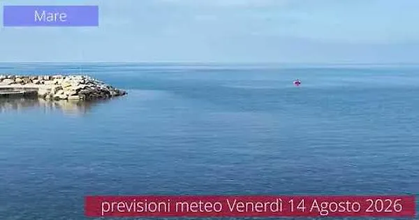 Civitavecchia: sole, caldo e brevi temporali