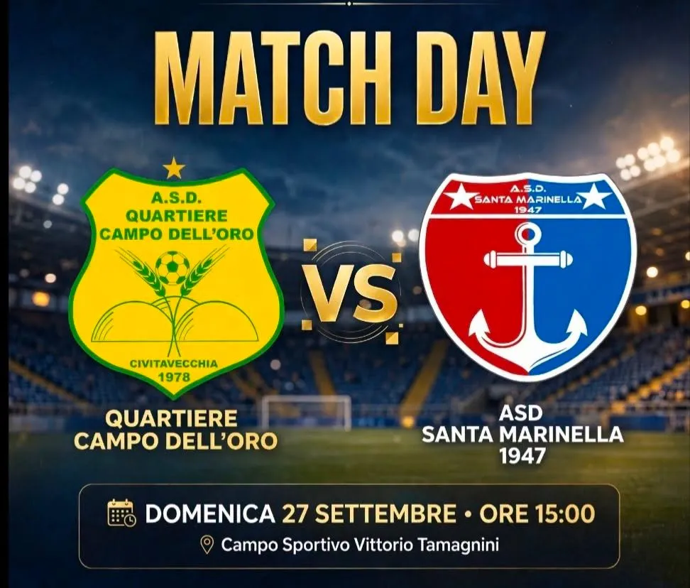 Calcio, al Tamagnini il primo storico derby tra Qco e Santa Marinella - TRC Giornale