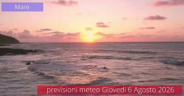 Tempo stabile a Civitavecchia: sole e caldo sopra la norma