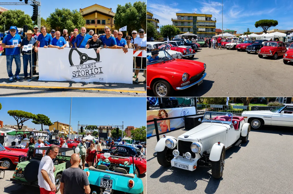Volanti Storici Ladispoli conquista Passoscuro: grande successo per il raduno di auto d'epoca alla 48ª Sagra della Tellina