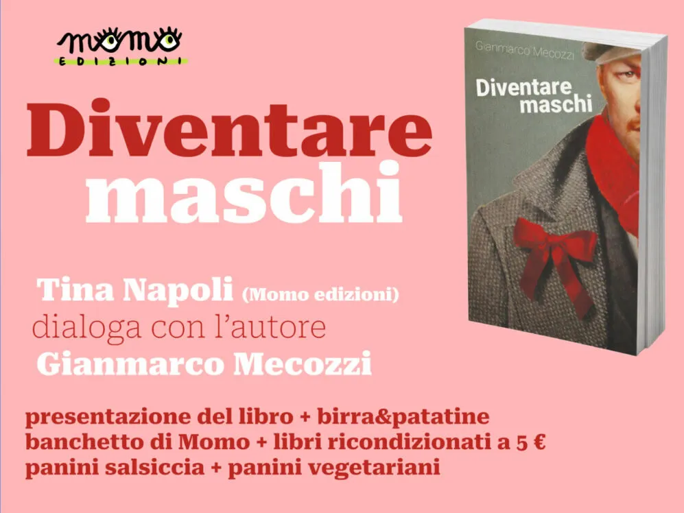 Al Buena Vista Social Bar; Mecozzi presenta “Diventare maschi”