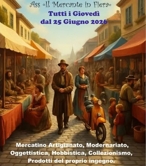 A Fregene, da giovedì 25 giugno e per tutti i giovedì estivi, arriva il mercatino serale promosso dall’ Organizzazione Il Mercante in Fiera.